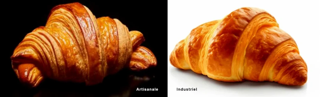 Croissant Pure Beurre Artisanale Industriel saveurdantanartisanal