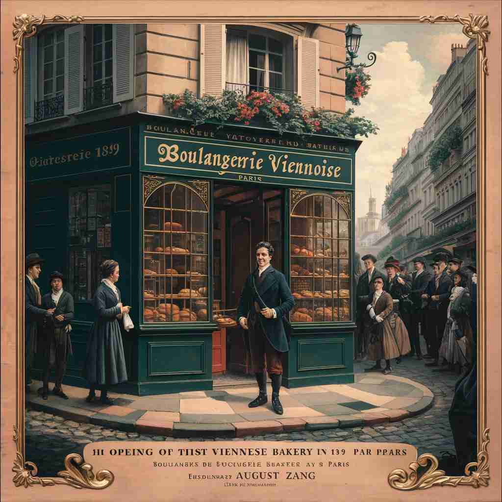 Ouverture Boulangerie Viennoise à Paris Par August Zang 1839 saveurdantanartisanal