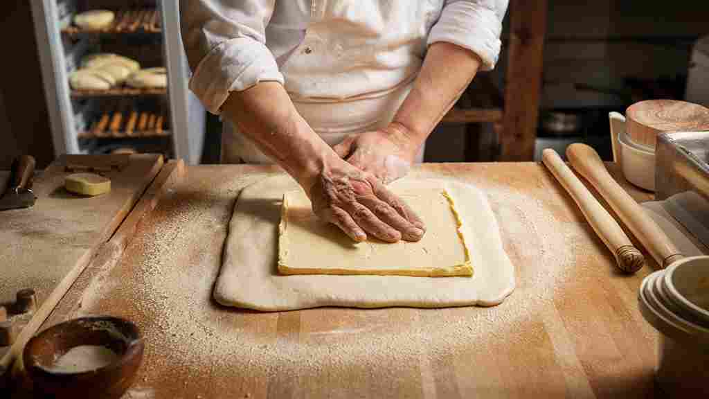 Un Boulanger Met le Beurre Sur La Pate Gastronomie saveurdantanartisanal